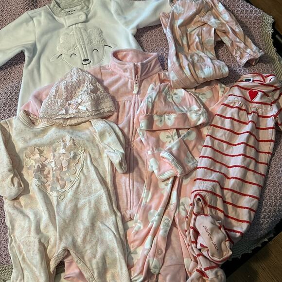 NB-3mo Baby Girl Bundle - Picture 1 of 13